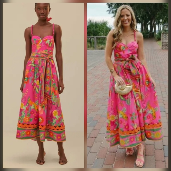 Farm Rio Delicate Fruit Garden Maxidress